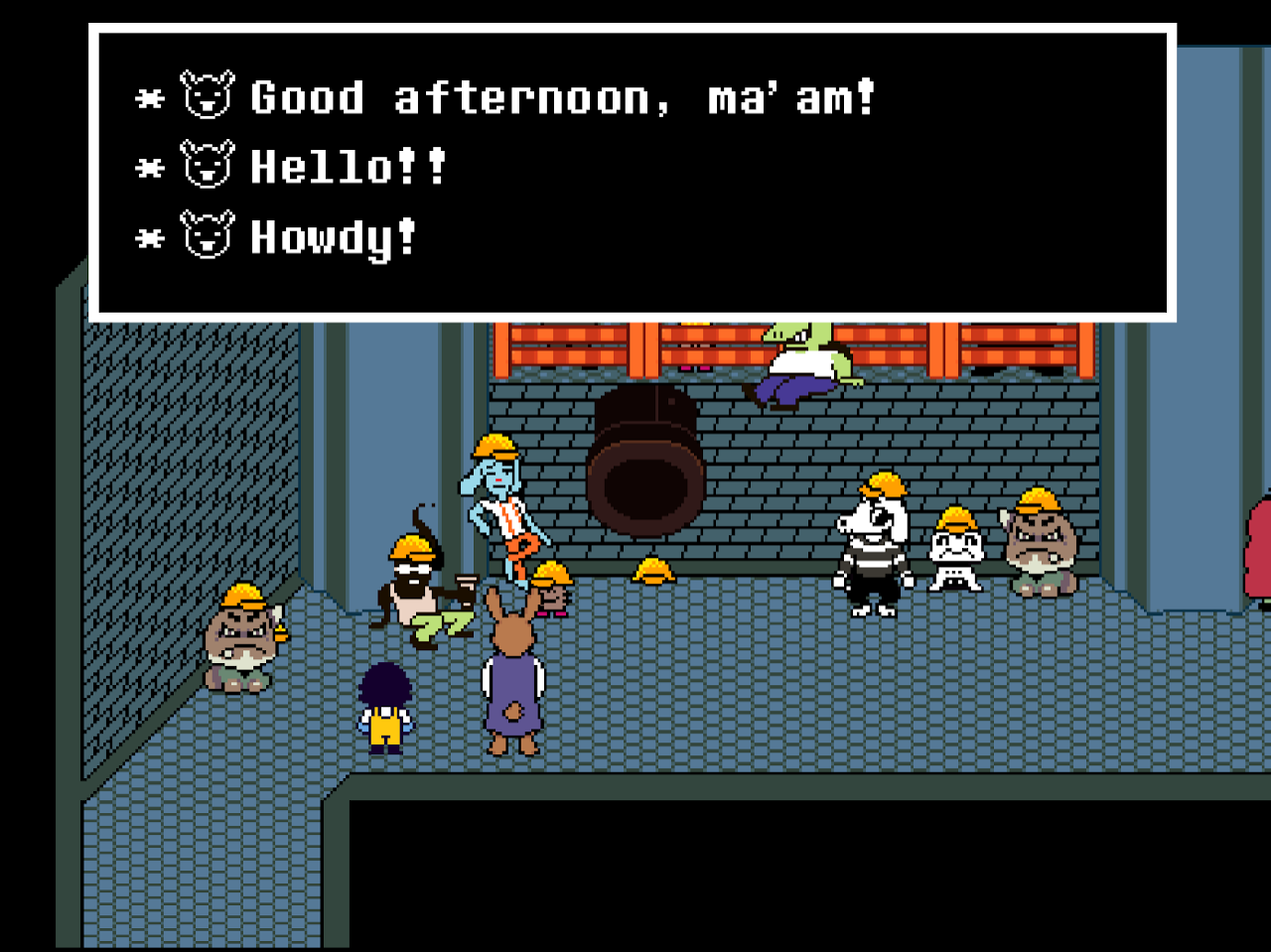 Undertale-style exploration screenshot
